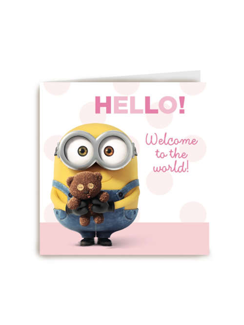 hello welcome to the word minion kaart dochter