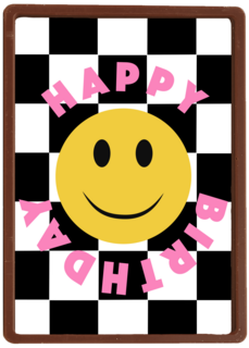 verjaardag kaart hip happy birthday smile