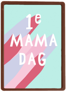 moederdag kaart hip eerste moederdag