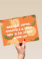 Beterschapskaart Rijmend Met veel liefde knuffels en fruit