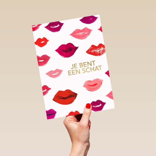 liefde vriendschap kaart je bent een schat