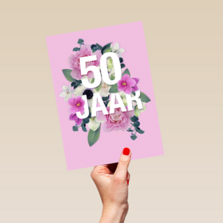 boeket voor vijftig jaar