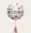 Ballon Happy Birthday Sparkle Multi