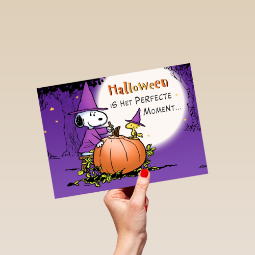 Snoopy in halloween stijl