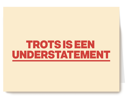 Trots is een understatement AndC