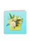 Sterkte kaart Blanco met bloemen corona