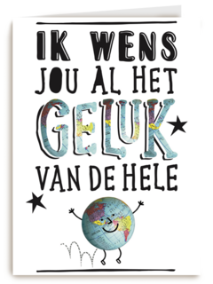 veel geluk wens