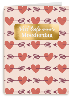 Veel liefs voor moederdag hartjes