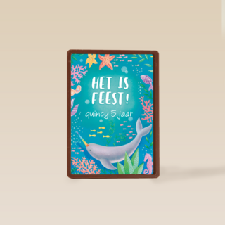 het is feest met deze narwal