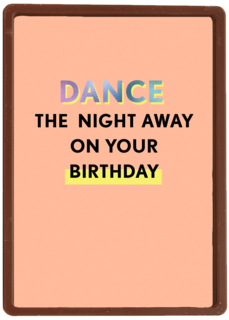Verjaardagskaart man vrouw Dance the night away on your birthday