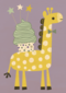 giraffe met cupcake
