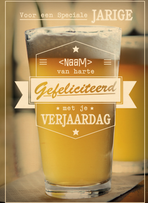 gefeliciteerd verjaardag jarige van harte