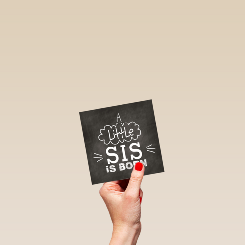 a little sis is born