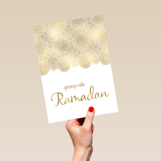 eid mubarak kaart gezegende ramadan