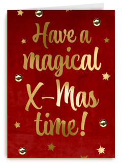 kerstkaart have a magical xmas time