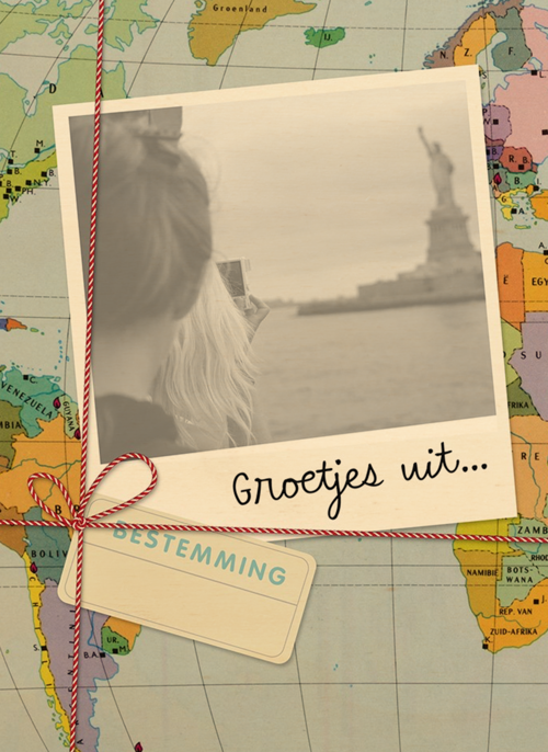 Houten Kaart Groetjes Uit | Houten Kaart Hallmark | Groetjes Uit | Groetjes Uit New York