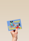 Mickey Mouse kaart hoera een nieuw huis