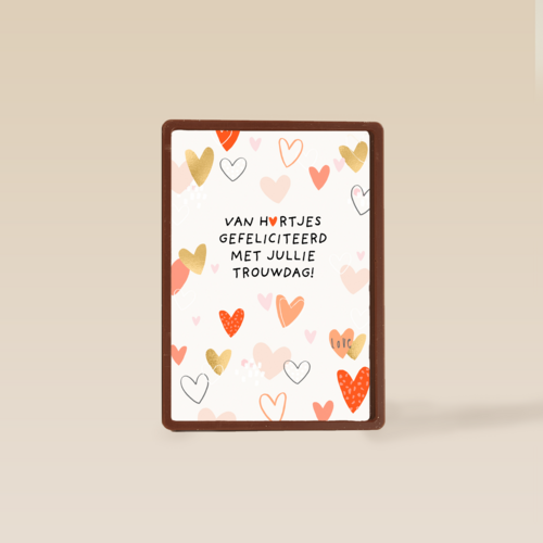 Van hartjes gefeliciteerd met jullie trouwdag