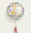 Ballon 21 Birthday Multi Eco