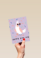 Zomer kaart Happy bird day