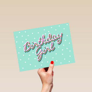verjaardag kaart hip birthday girl