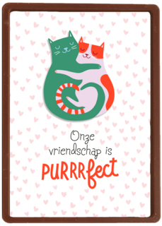 Onze vriendschap is purrrfect