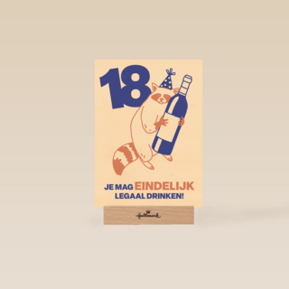18 je mag eindelijk legaal drinken