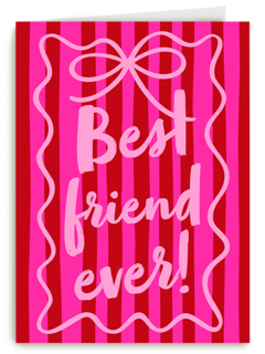 Valentine Best Friend Ever Pink