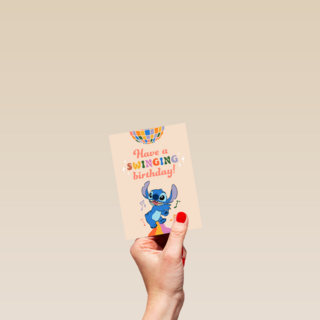 Swinging Birthday Disney Stitch