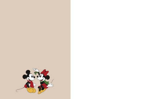 Disney Fotokaart Fijne Kerstdagen Mickey And Friends