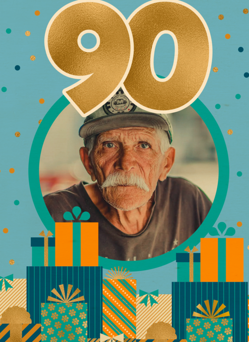 90 Jaar fotokaart