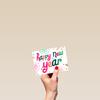 Happy New Year kleurrijk