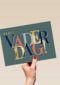 Fijne vaderdag modern