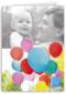 verjaardag fotokaart met heel veel ballonnen