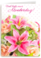 moederdag kaart klassiek veel liefs voor moederdag lelie
