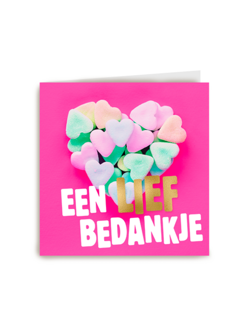 Een lief bedankje