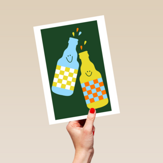 Verjaardagskaart Biertjes