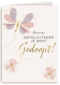 Gefeliciteerd gedoopt vlinder
