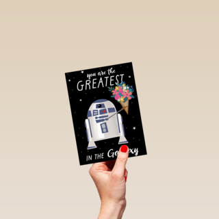 compliment kaart r2d2 you are the greatest