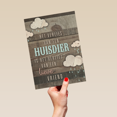 condoleance huisdier het verlies van een vriend