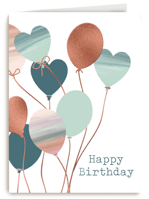 happy birthday balloons
