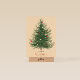 Prettige kerstdagen kerstboom
