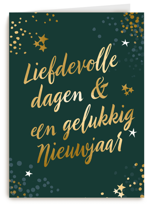 Liefdevolle dagen en een gelukkig nieuwjaar