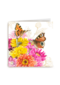 Kaart flowers by Marjolein Bastin vlinders roze geel