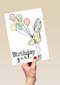 birthday girl ballonnen hip