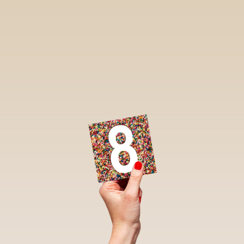 prodo design confetti 8 jaar