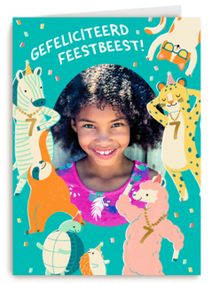 Gefeliciteerd Feestbeest 7 jaar