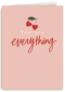 Valentijnsdagkaart hip You are everything