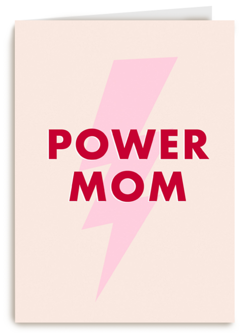 Moederdagkaart Hip Power mom