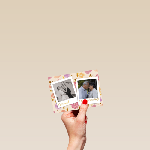 Getrouwd en nog steeds verliefd fotokaart